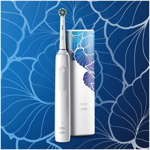 Braun Oral-B Spazzolino Elettrico Ricaricabile Pro 3 3500 Design Edition White (Bianco) - 3