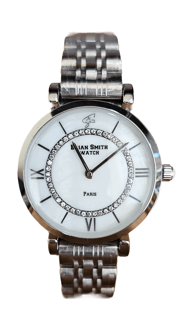 Brian Smith - Orologio Al Quarzo Paris Argento/Bianco - 1765 - 2