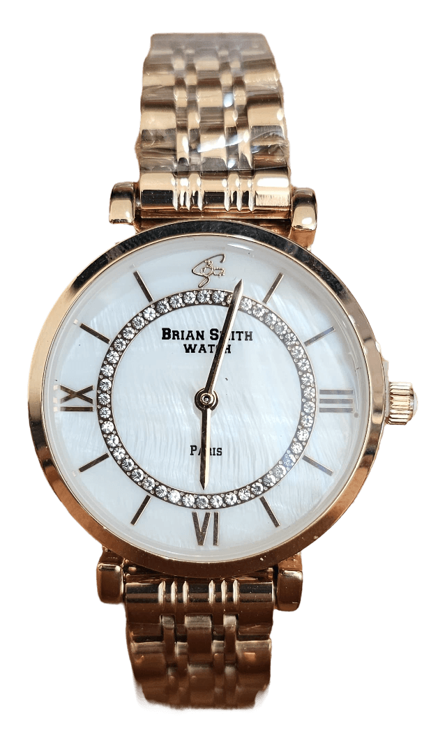 Brian Smith - Orologio Al Quarzo Paris Oro Rosa/Bianco - 1765 - 2