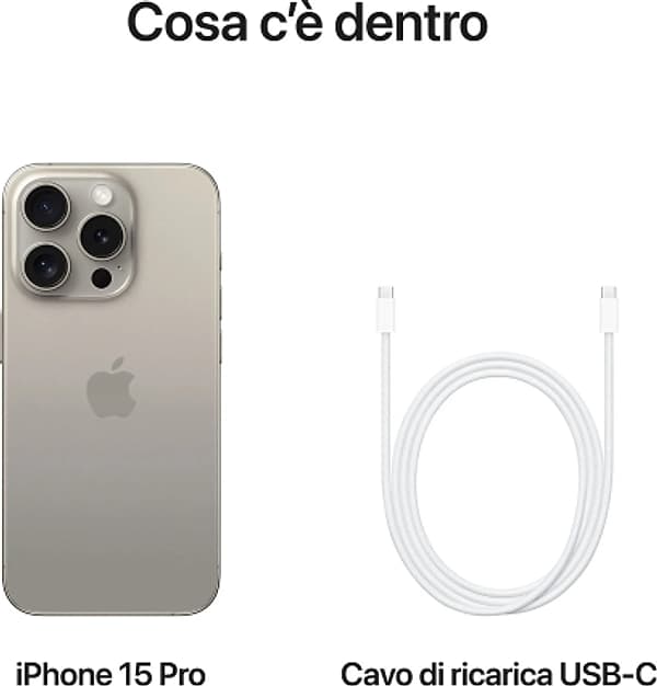 Apple Iphone 15 Pro 256Gb Titanio Naturale EU - 9