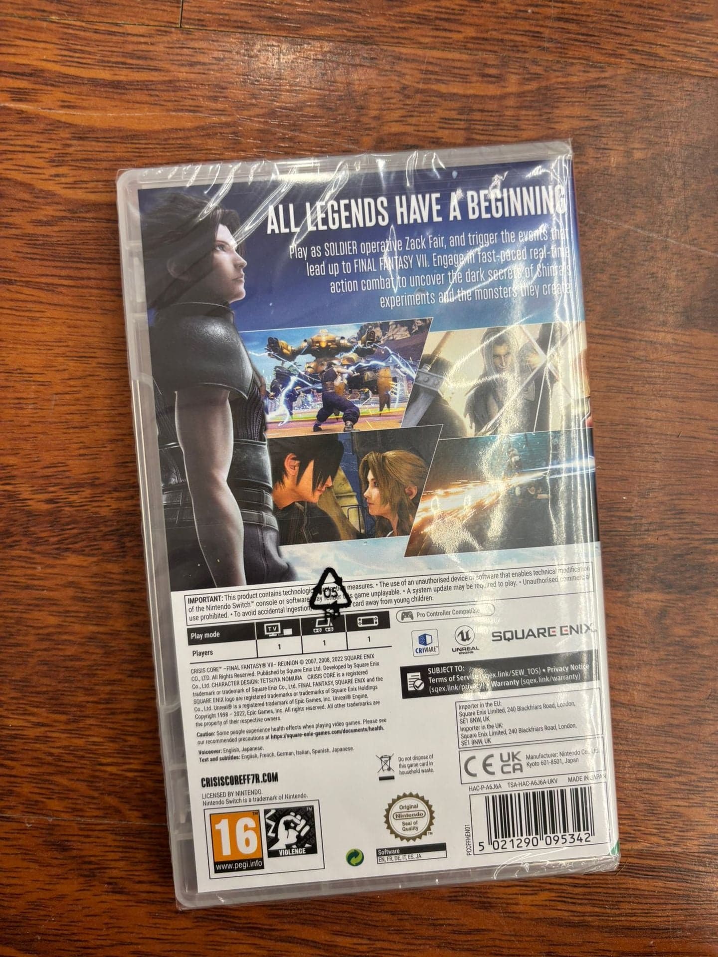 Crisis Core Final Fantasy Vii Reunion Switch UK - 12