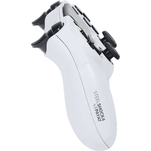 Controller Wireless Steeldigi V3 Payat White (Bianco) PS4 - 4