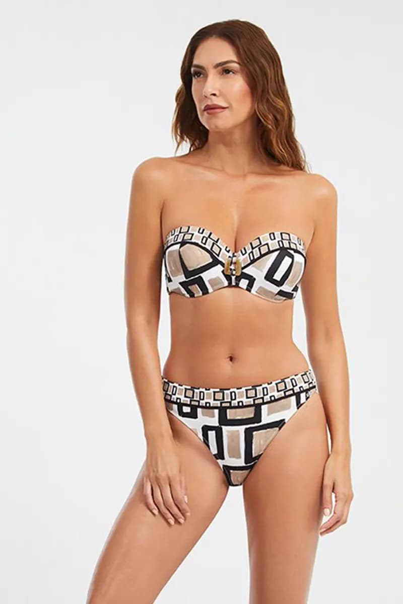 NURIA FERRER | Bikini fascia e slip coppa C Geo - 7