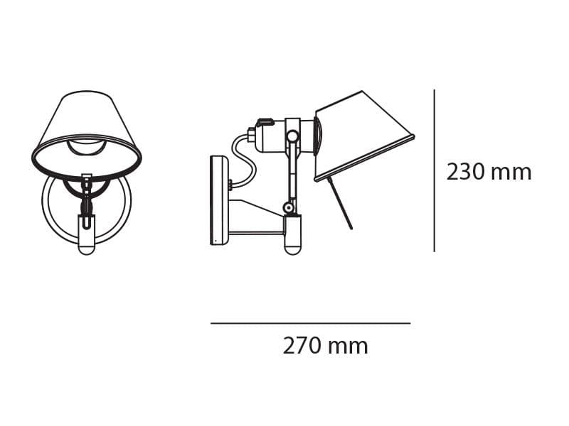 Artemide Tolomeo Faretto (con interruttore ON/OFF) - 2
