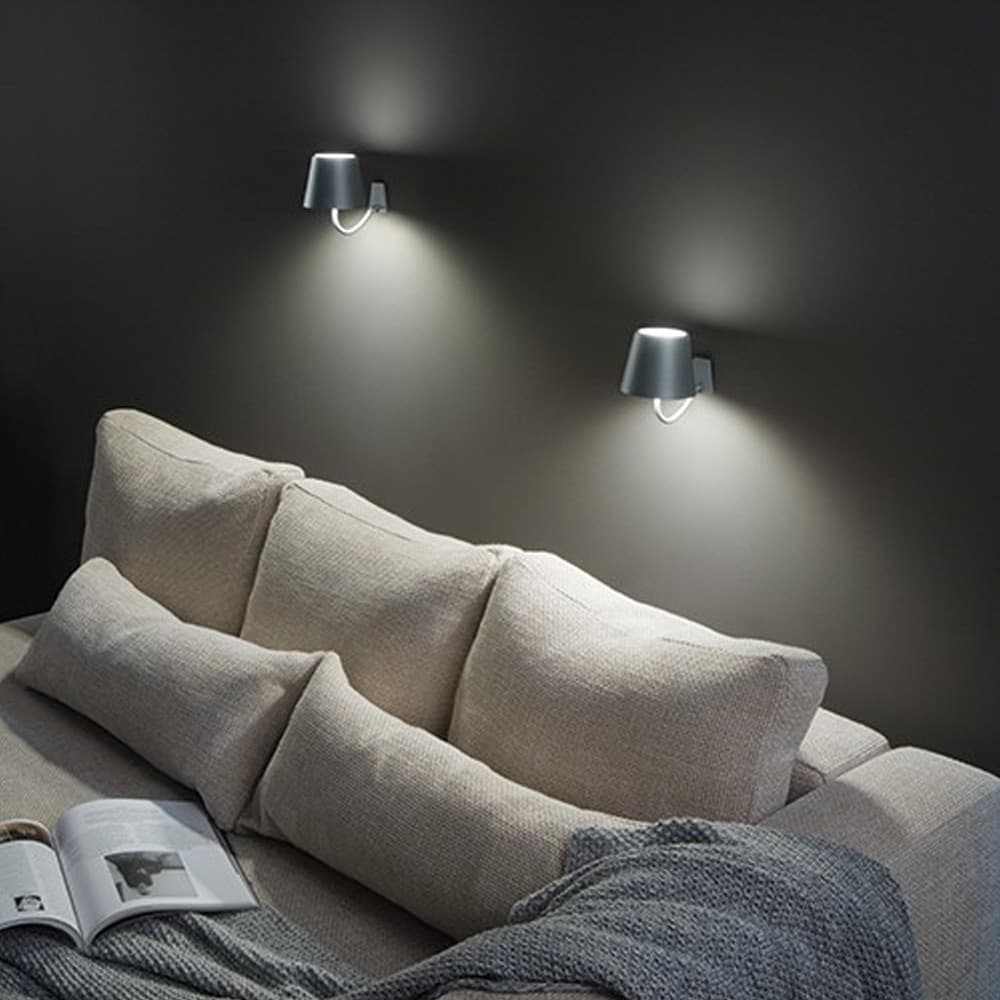 Zafferano Poldina Lampada da Parete LED a batteria - portatile - 5
