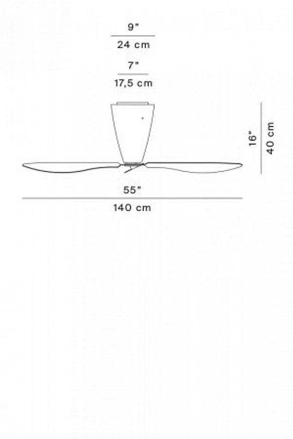 Ventilatore con luce Luceplan Blow - 4