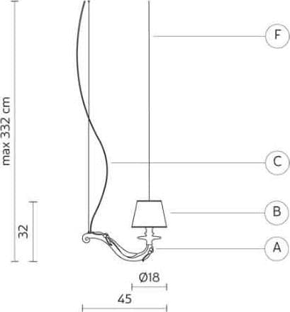 Lampada a sospensione Karman Dèjà-Vu - 4