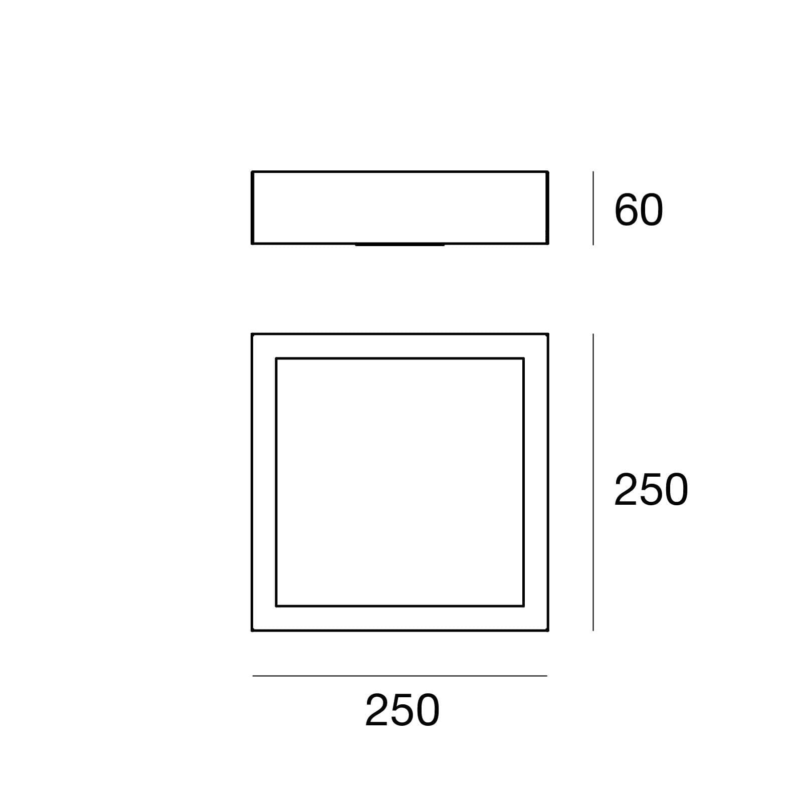 Lampada da soffitto LED Linea Light Box_SQ (medium) - 3