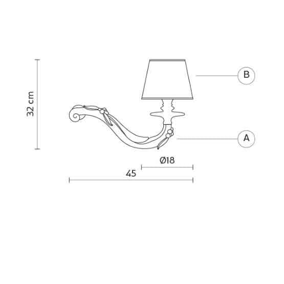 Lampada da parete Karman Dèjà-Vu - 2