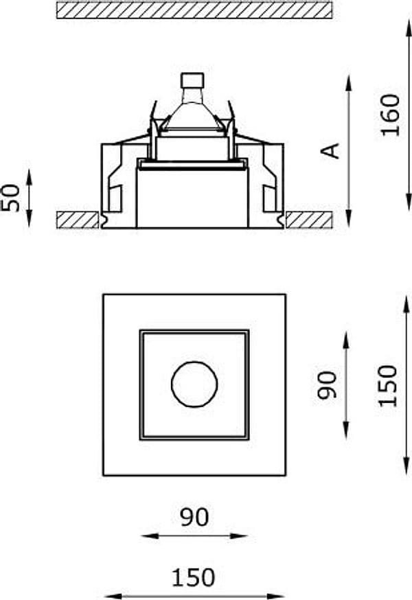 Buzzi & Buzzi Idrout Faretto incasso a LED da esterno IP65 - 2