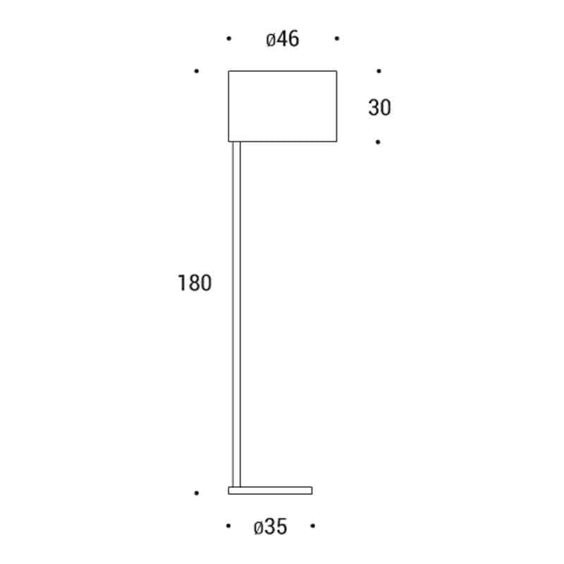 Pan International Piantana Shade in legno - 4