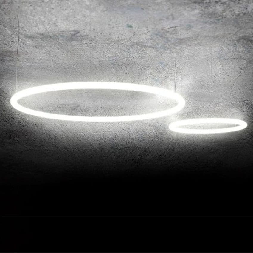 Artemide Alphabet of light circular 90 lampada a soffitto - 2