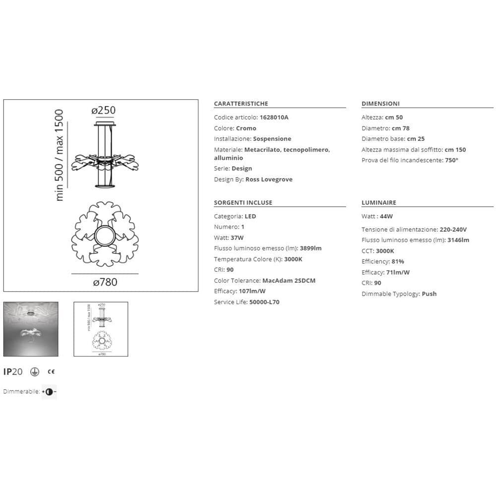 Artemide Chlorophilia Lampada a Sospensione - 2