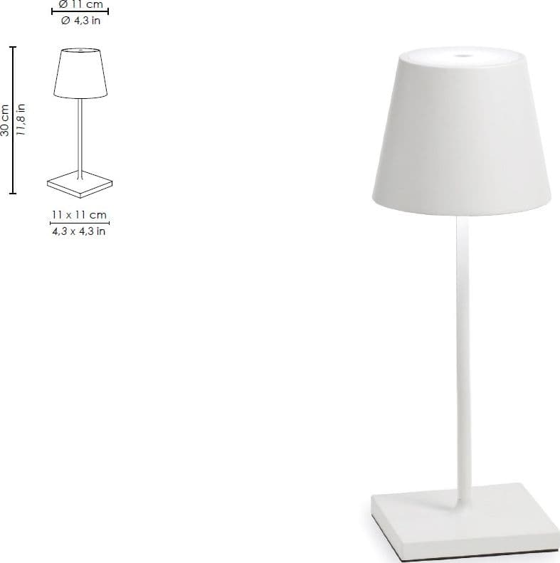 Zafferano Poldina Pro Mini- Lampada da Tavolo - 2