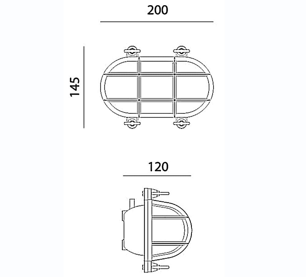 Il Fanale lampada a soffitto Marina 247.36 - 2