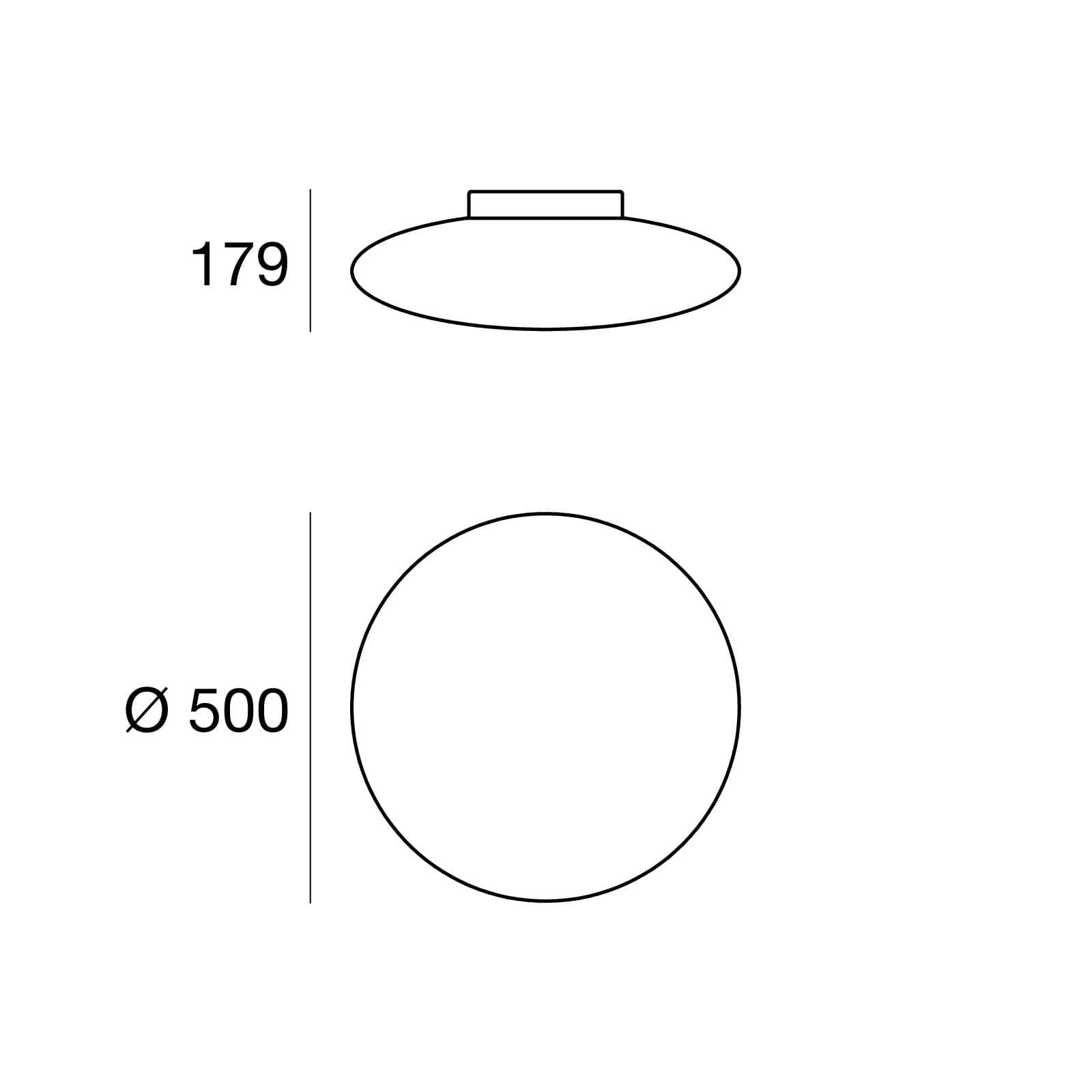 Lampada da soffitto/ parete LED Linea Light Squash_S - 2