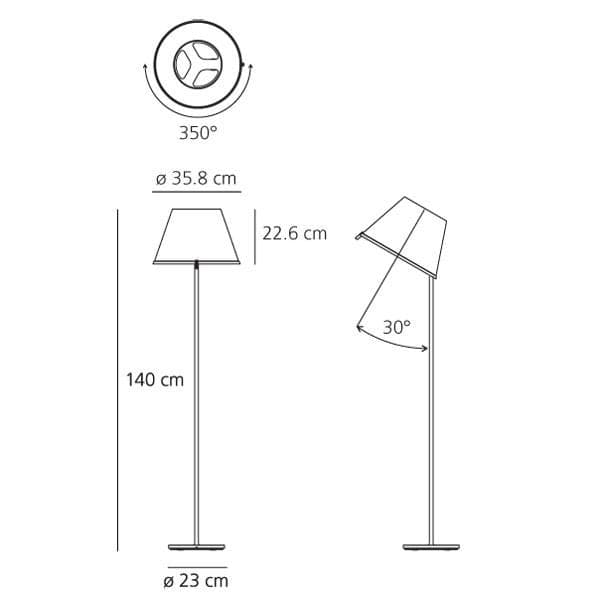 Artemide Choose Lampada da Terra H.140 - 5