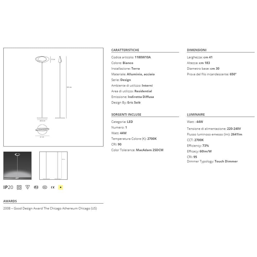 Artemide Cabildo LED Lampada da Terra - 4