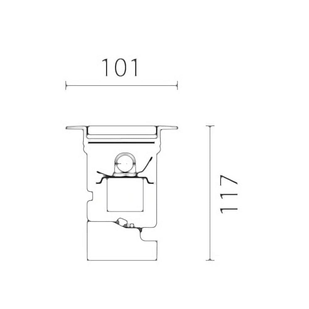 Lampada da incasso a pavimento, parete e soffitto iGuzzini Linealuce - 2