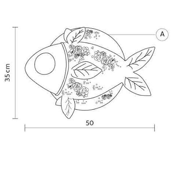 Lampada da parete Karman Aprile - 4