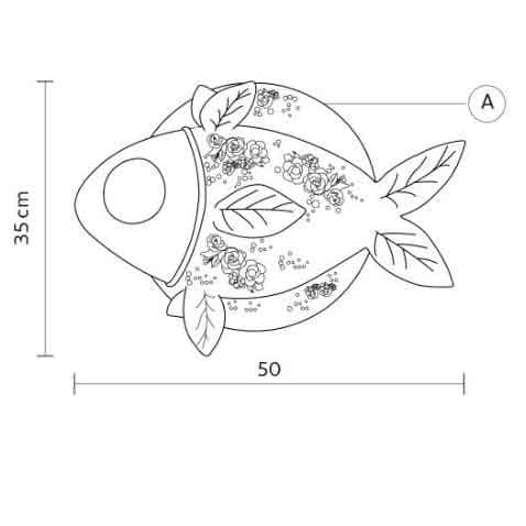 Lampada da parete Karman Aprile - 4