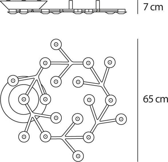 Lampada da soffitto Artemide LED Net - 2