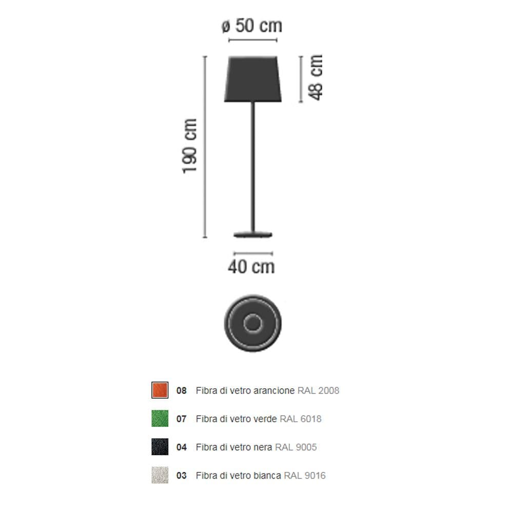 Lampada da terra Vibia Wind - 3
