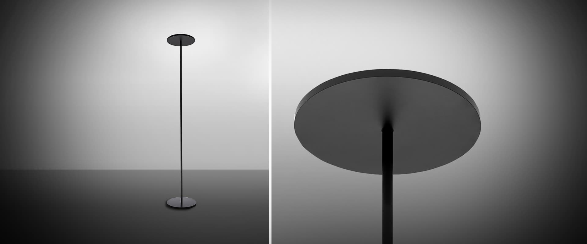 Lampada da terra Artemide Athena-Nero - 4