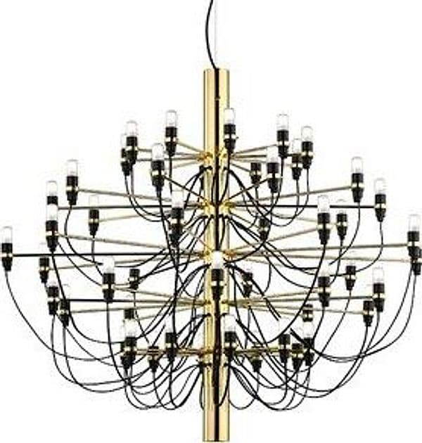 Lampada a sospensione Flos 2097/50 – Ottone – elettronica