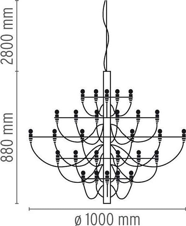 Lampada a sospensione Flos 2097/50 - 3