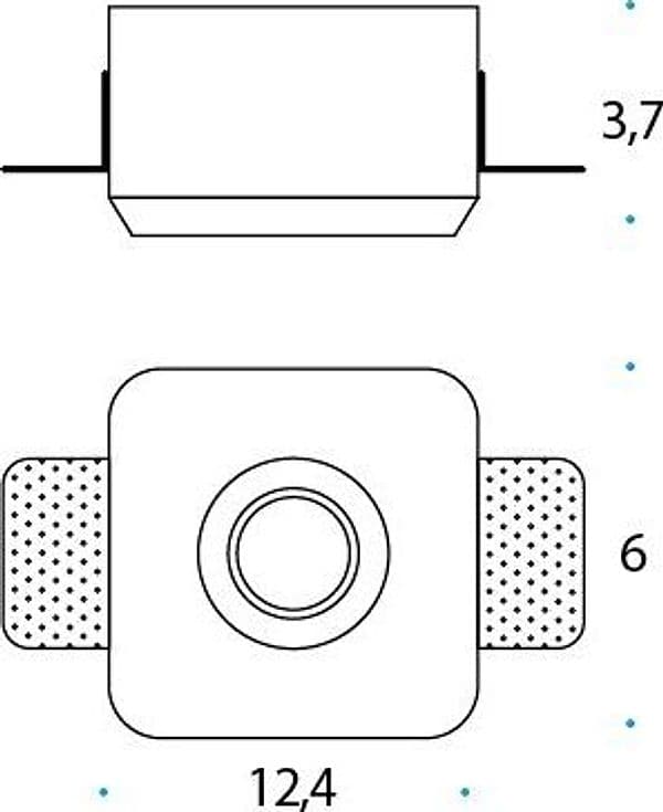 Lampada da incasso Pan International Odino Led - 2