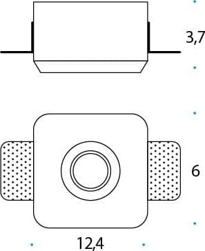 Lampada da incasso Pan International Odino Led - 2