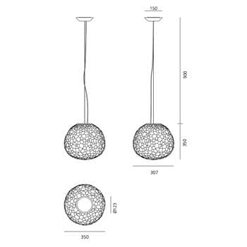 Artemide Meteorite 35 Lampada a Sospensione - 2