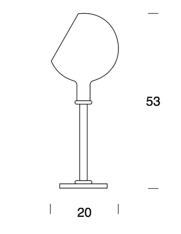 Parola Lampada da tavolo Fontana Arte - 2