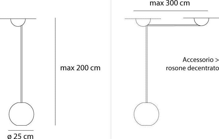 Artemide Aggregato sfera ø 250 - 2