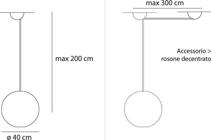 Artemide Aggregato sfera ø 400 bianco - 2