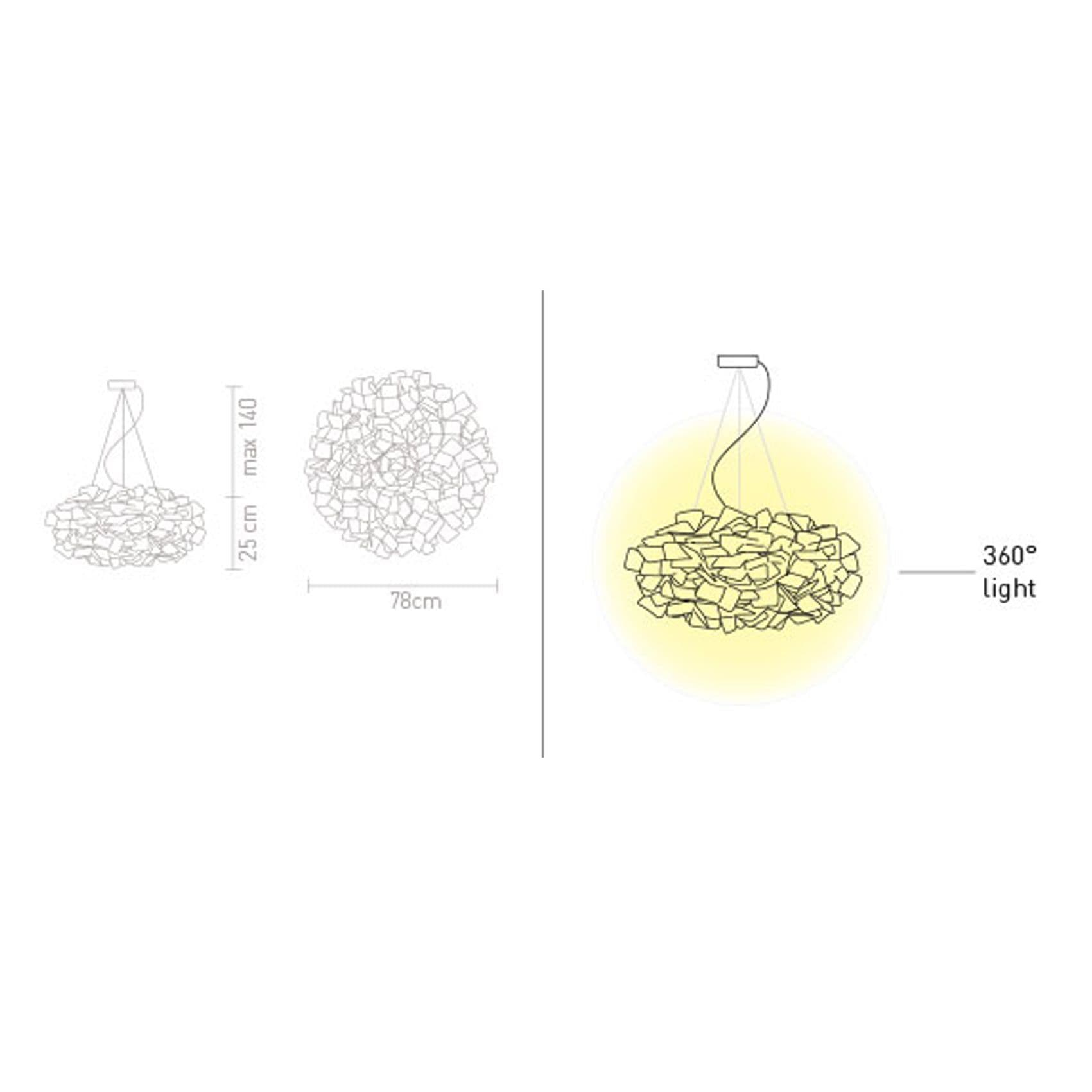 Slamp Clizia Large Lampada a sospensione - 5