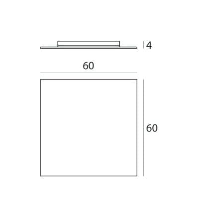 Lampada da soffitto Linea Light Dublight LED (large) - 2