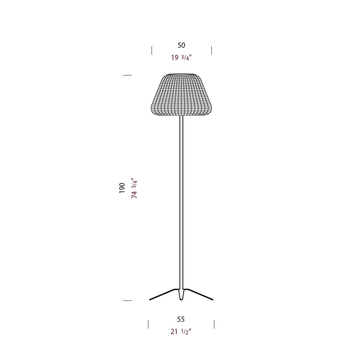 Lampada a terra Panzeri Ralph - 2