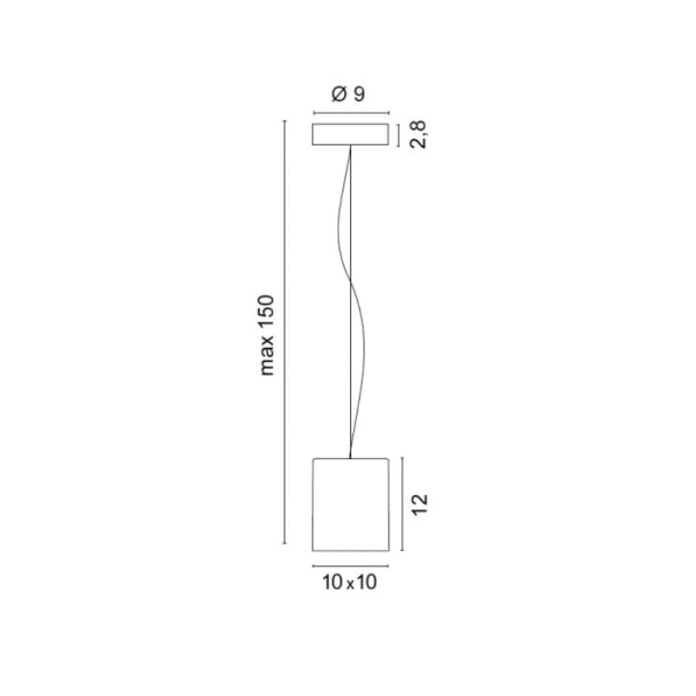 Lampada a sospensione Egoluce Alea SP - 2