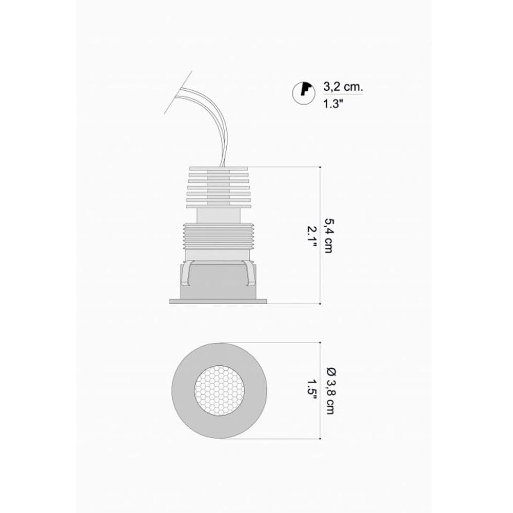 Faretto incasso LED tondo Egoluce Pix - 2
