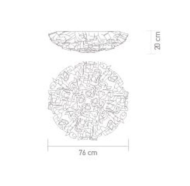 Lampada Soffitto-Parete Slamp Veli Large - 4