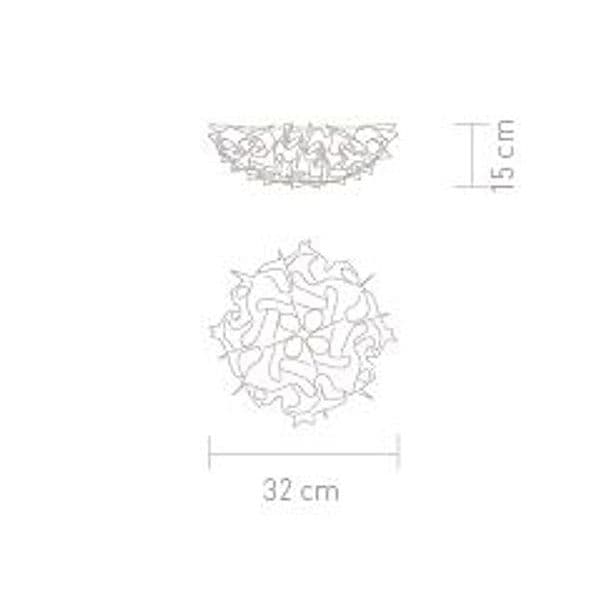 Lampada Soffitto-parete Slamp Veli Mini - 4
