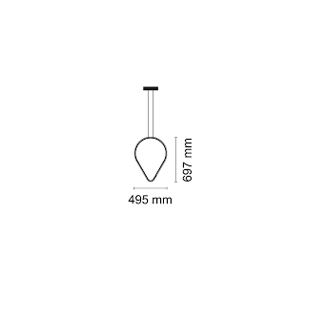 Lampada a sospensione LED Flos Arrangements Drop Down - 4