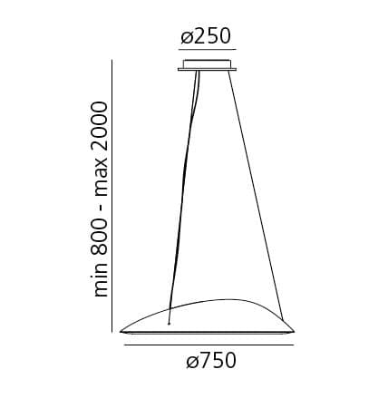 Artemide Ameluna lampada a sospensione - 2