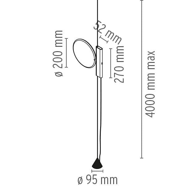 Lampada a sospensione Flos Ok - 5