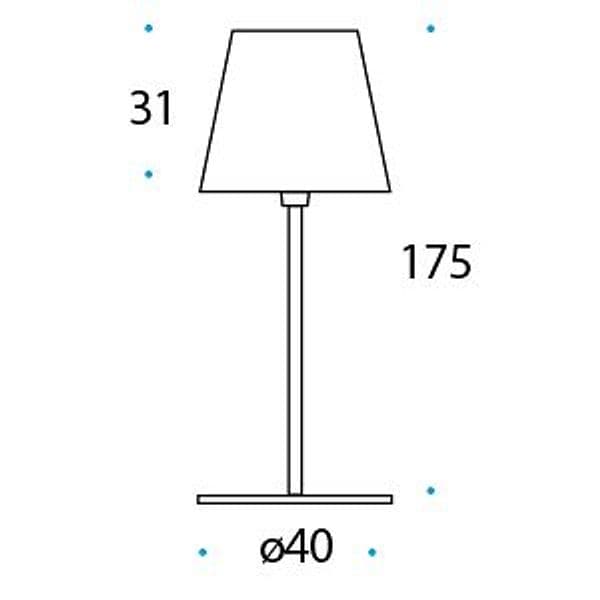 Lampada da terra per esterni Pan International Pascià (175cm) - 2