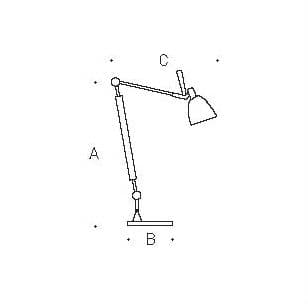 Lampada da tavolo Pan International Mida - 2