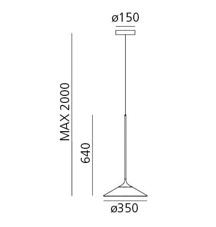 Lampada a sospensione Artemide Orsa 35 - 2