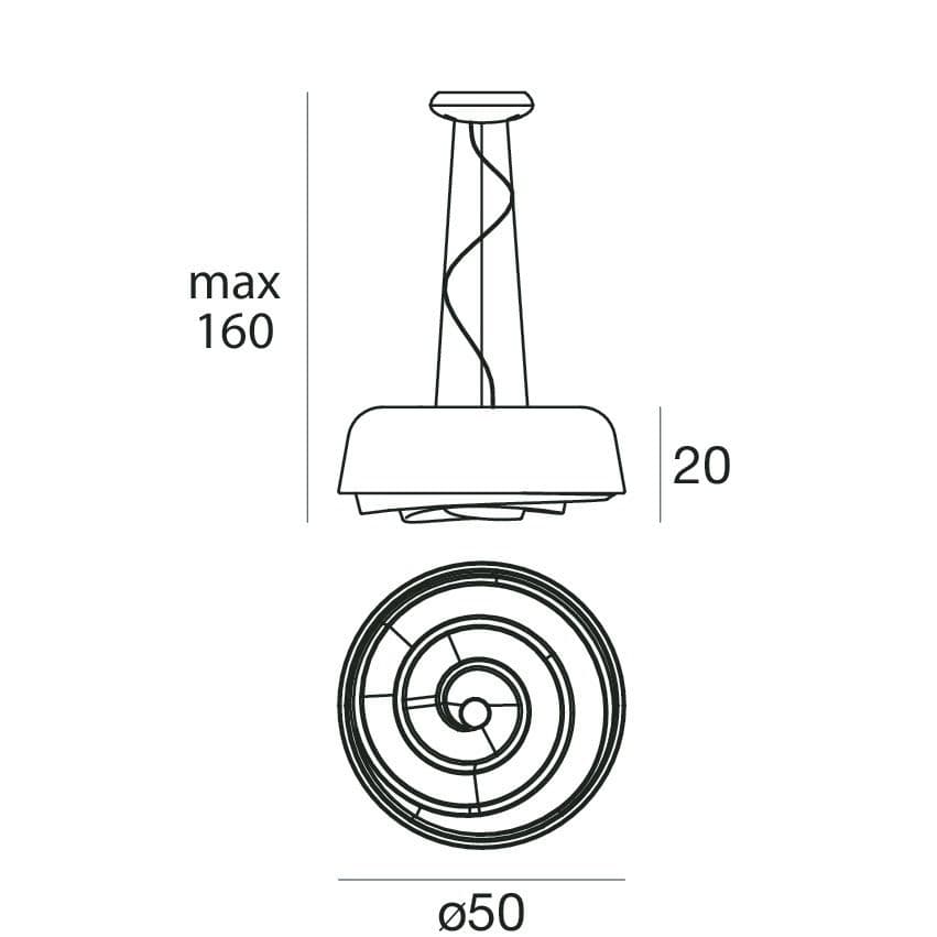 Lampada da sospensione Linea Light Rose - 2